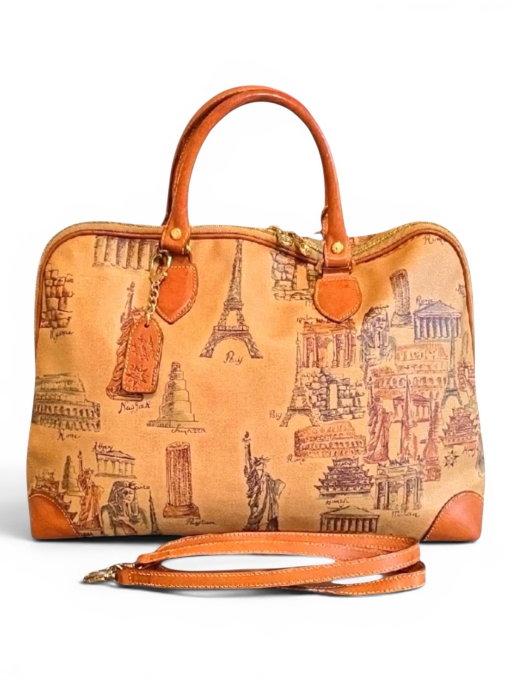 Arte Preziosa by Portone Vintage World Landmarks Dome Satchel